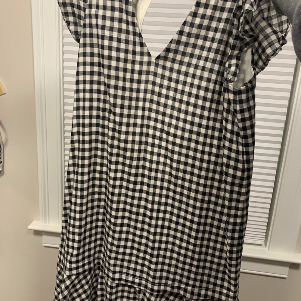 Madewell Gingham Dress View 2